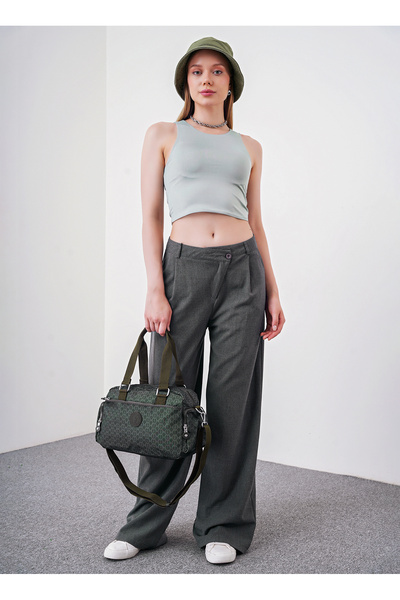 Beverly Hills Polo Club حقيبة كتف نسائية خضراء 05BHPC6008-KP Y