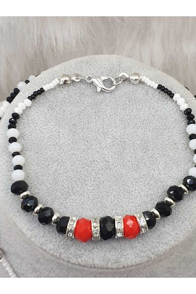 HAPPY HANDMADE 2-Piece Black Baby Jewelry Set Gift Set Gift Jewelry Set