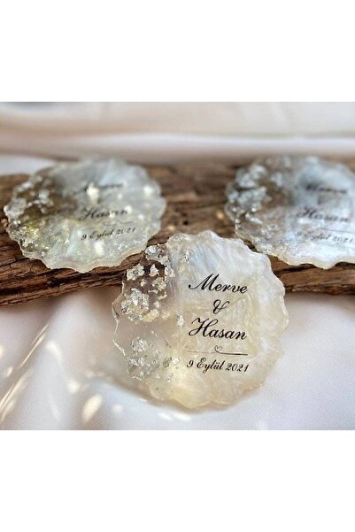 Uğur efendi şekerleme Epoksi Magnet 25 Adet Söz Nişan Nikah Düğün Kına Kuran ...