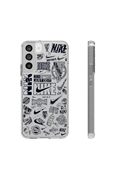 izzytech حافظة هاتف سامسونج S24 شفافة مطبوعة حافظة هاتف متينة بنمط