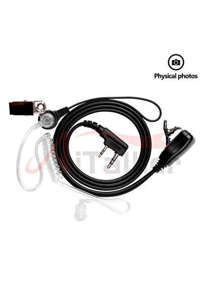 Choice سماعة رأس BAOFENG Black Quansheng UVK5 ذات أنبوب صوتي هوائي، متوافقة م...