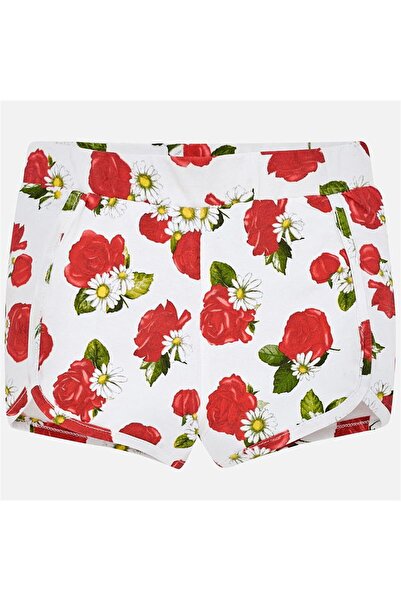 MAYORAL Baby Girl Printed Shorts Red