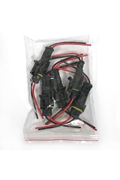 Choice 10PCs (5pairs) Black 2 Pin Connector Waterproof Connector Male and Fem...