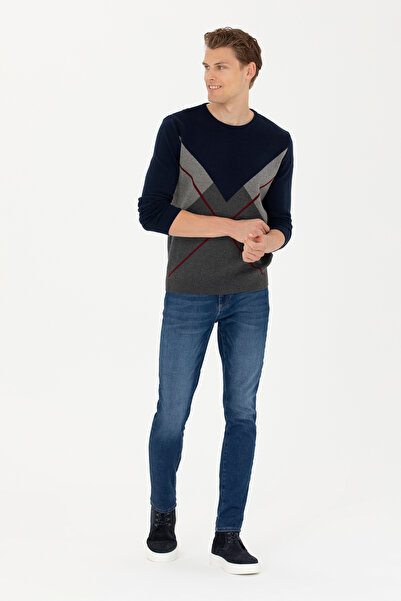 U.S. Polo Assn. Erkek Lacivert Kazak 50272123-VR033