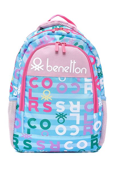 United Colors of Benetton Girl's Primary School Letter Printed Bag