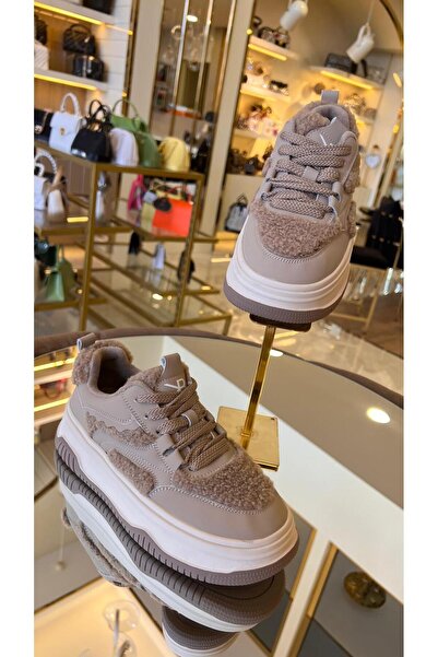 KRISTE BELL İthal Tüylü Model Komfor Ayakkabı