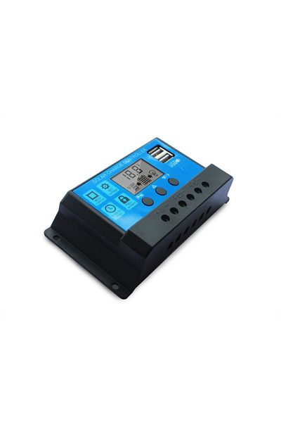 Choice 100A 100A Solar Charge Controller, Upgraded Solar Panel USB Port Solar Panel Battery Intelligent Reg