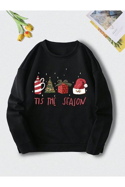 seda Unisex Women/Men's Christmas Themed Sweatshirt