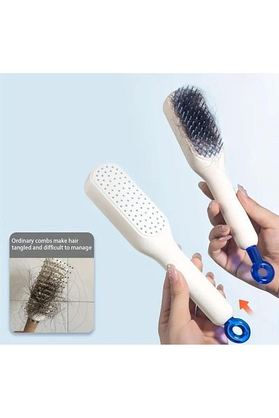 Busstier On Off Automatic Cleaning Cat Dog Comb – Ergonomic Design, Easy Cleaning