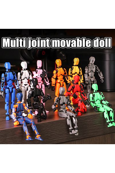 Choice Multi-Jointed Movable Shapeshift Robot 2.0 3D Printed Mannequin Dummy 13 Action Figures Toys Kids...