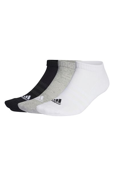 adidas Set mit 3 Paar grauen, dämpfenden, knöchellosen Socken – IC1333