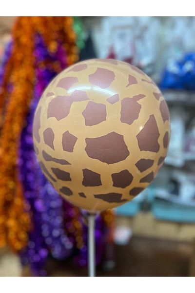 eğlencemarketi Safari Giraffe Printed Balloon 5 Pieces