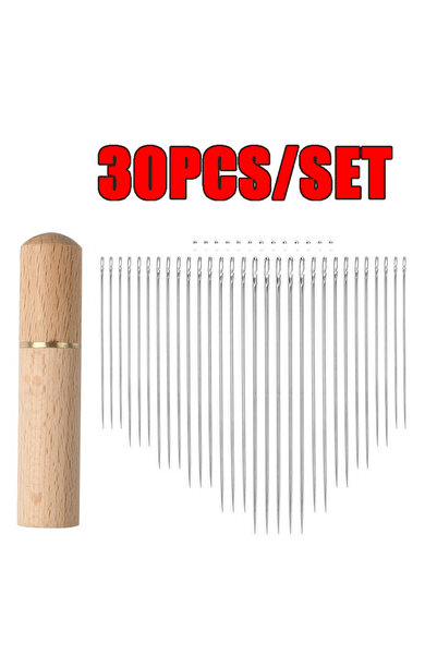 choice2 إبرة خياطة عمياء من الفولاذ المقاوم للصدأ سريعة التثبيت ذاتيًا مع حقي...