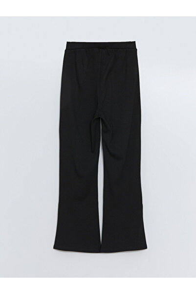 LC Waikiki Black Elastic Waist Spanish Leg Girl's Leggings