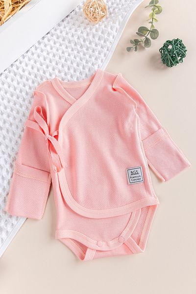 Babymod Reverse Stitched Newborn Double Breasted Snap Fastener Bodysuit