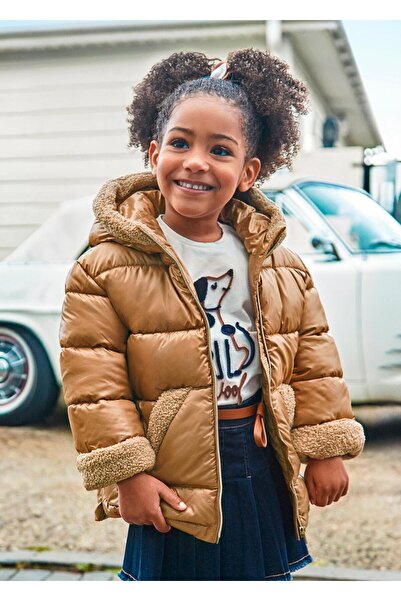 MAYORAL Κοριτσίστικο Παλτό - Λούτρινο Λεπτομέρεια