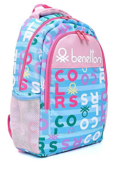 United Colors of Benetton Girl's Primary School Letter Printed Bag