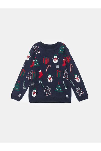 LC Waikiki New Year's Themed Boys' Sweater