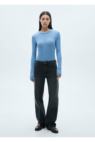 MANGO Woman Tricou cu mânecă lungă