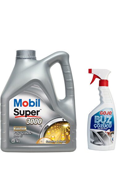 Mobil Super 3000 X1 5W40 Motor Yağı 4 L ÜT:2025