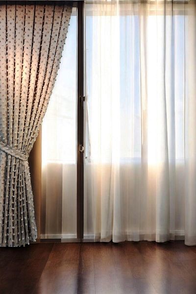 lissehome Παστέλ Φούντα Κουρτίνα Μπεζ Χρώμα - Μοντέρνο και Χαρούμενο Σχέδιο