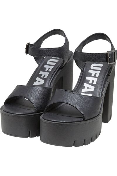 Buffalo Jalila – Plateausandale – IMI-Leder
