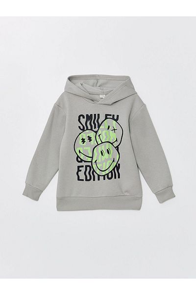 LC Waikiki Φούτερ για αγόρι με κουκούλα Smileyworld