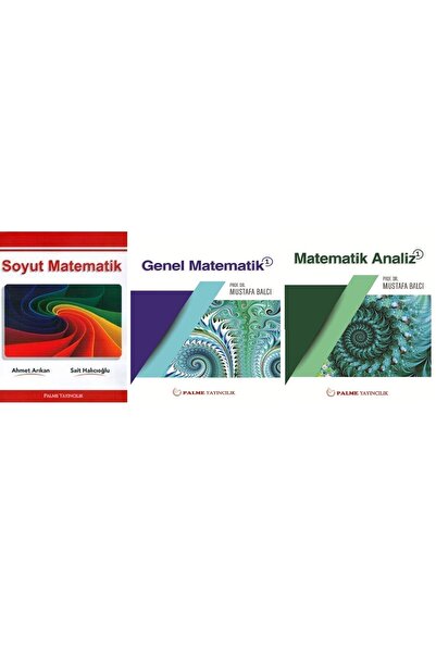 Palme Yayınevi Soyut Matematik Genel Matematik 1 Matematik Analizi 1   ( 3 Kitap )