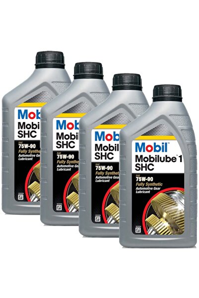 Mobil Mobilube 1 SHC 75W90 Otomotiv Dişli Yağı 4 X 1 L ÜT:2024