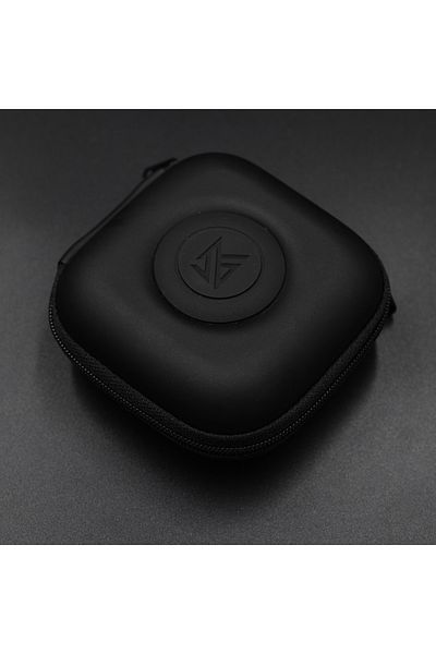 KZ Pu Black Pu Case Bag Earphone Headset Accessories Protable Case Pressure Shock Absorption Stor