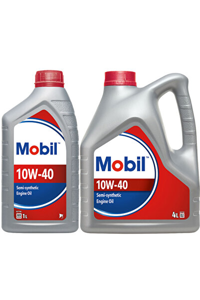 Mobil 10W40 Motor Yağı 4 L + 1 L ÜT:2024