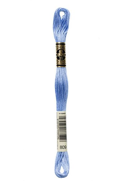 Dmc 2 Muline Yarns with Number 809