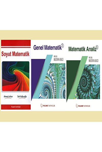 Palme Yayınevi Soyut Matematik Genel Matematik 1 Matematik Analizi 1   ( 3 Kitap )