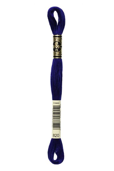 Dmc 820 2 Pieces Muline Yarn