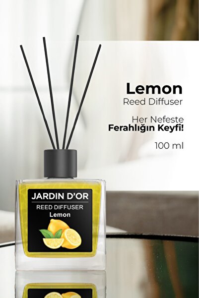 JARDIN D'OR Lemon Reed Diffuser Limon Çubuklu Oda Kokusu 100 ml 8681529301469