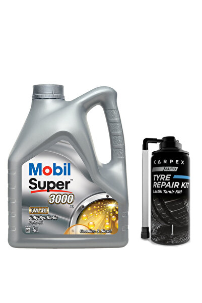 Mobil Super 3000 X1 5W40 Motor Yağı 4 L ÜT:2025