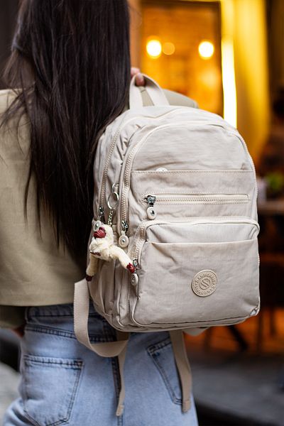 EFTREND Sanmorris Unisex Water Resistant Fabric Multi-Compartment Medium Size Travel and School Bag with Laptop Compartment