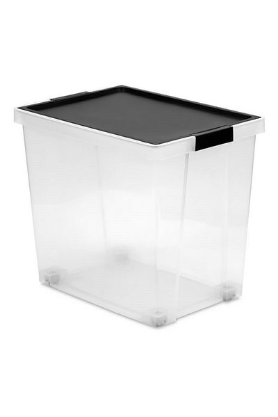 Tatay Hinged Handle Multipurpose Storage Box with Lid 60 Liter
