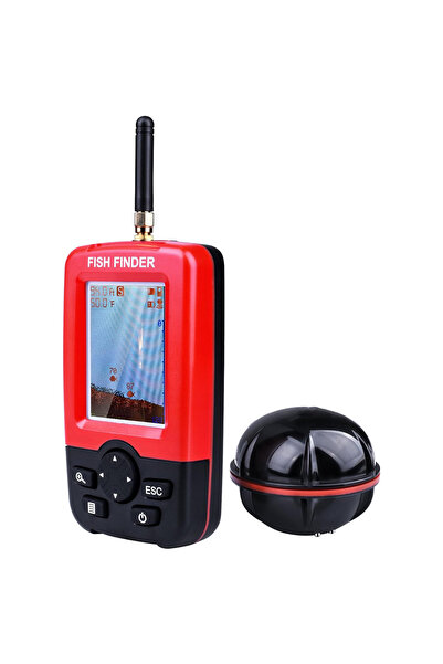 Choice جهاز سونار محمول أسود اللون، يصل مداه إلى 100 متر، لكشف الأسماك، مزود ...