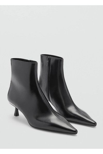 MANGO Woman Stiefeletten mit kleinem Absatz