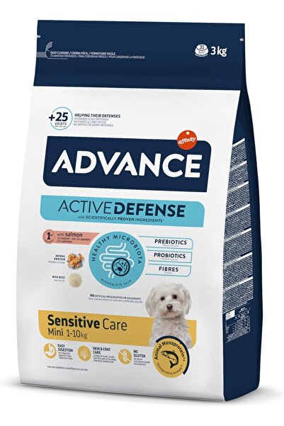 Advance Mini Sensitive Somonlu Küçük Irk Köpek Maması 3 Kg