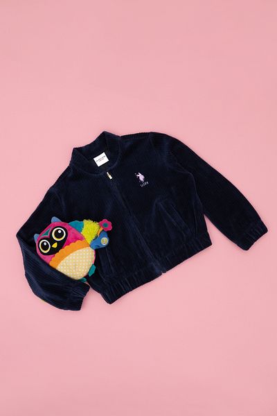 U.S. Polo Assn. Girl's Navy Sweatshirt 50272422 -Vr033