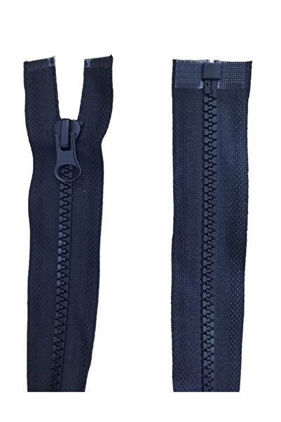 Kezban Tekstil Siyah Kemik Diş Mont Fermuarı 50 Cm