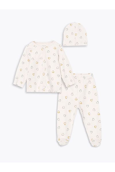 LC Waikiki Printed Baby Girl Hospital Discharge Set