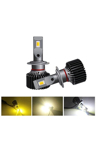 Choice1 مصابيح أمامية للسيارة H11 H8 H9 أبيض أصفر قطعتان مزدوجتان 100 واط عال...