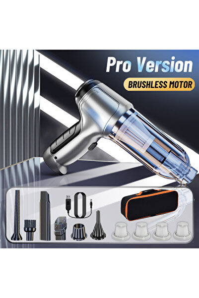 Choice4 مكنسة كهربائية محمولة للسيارة مزودة بأربعة حقيبة فلتر، مكنسة كهربائية...