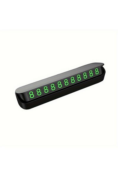 Choice Black Mobile Phone Sign, Temporary Parking Sign, Interior Mobile Phone Number Retention Device, Crea