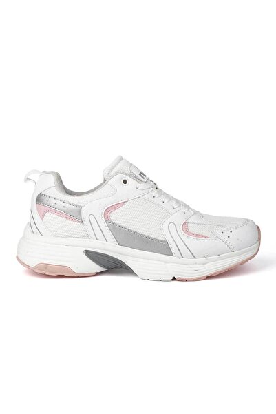 noka حذاء رياضي نسائي أبيض وردي - لايف