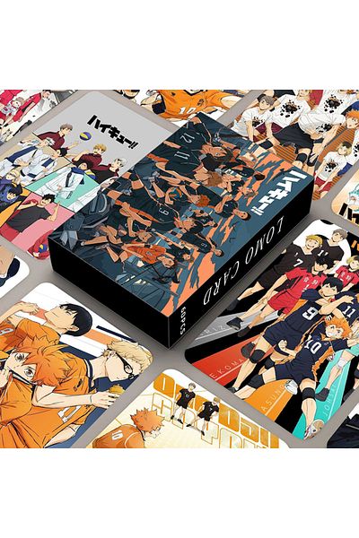 Choice 60pcs/Set Anime Haikyuu!! Figures Card Hinata Shoyo Photo Cards LOMO Card Photocard For Fans Coll...