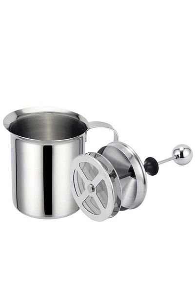 Choice 400ml 400ml Milk Frothers Stainless Double Mesh Milk Creamer Milk Foam For Coffee Milk Egg Beater Ki